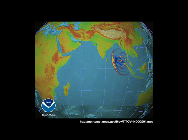 A map of islands, trenches, and continents in southeast Asia.