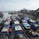 Boats washed 
ashore near Banda Aceh, Sumatra following the 2004 tsunami